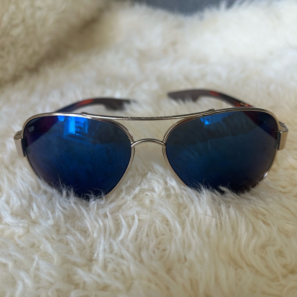 Costa South Point Blue Aviator Sunglasses